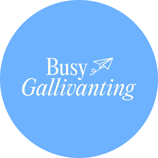 Busy Gallivanting Sticker