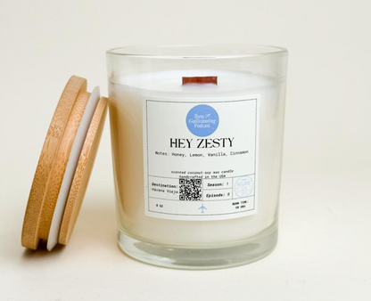 Hey Zesty Scented Candle