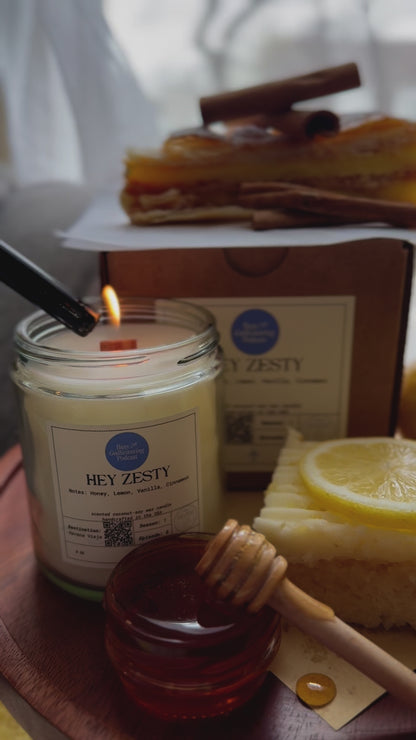 Hey Zesty Scented Candle